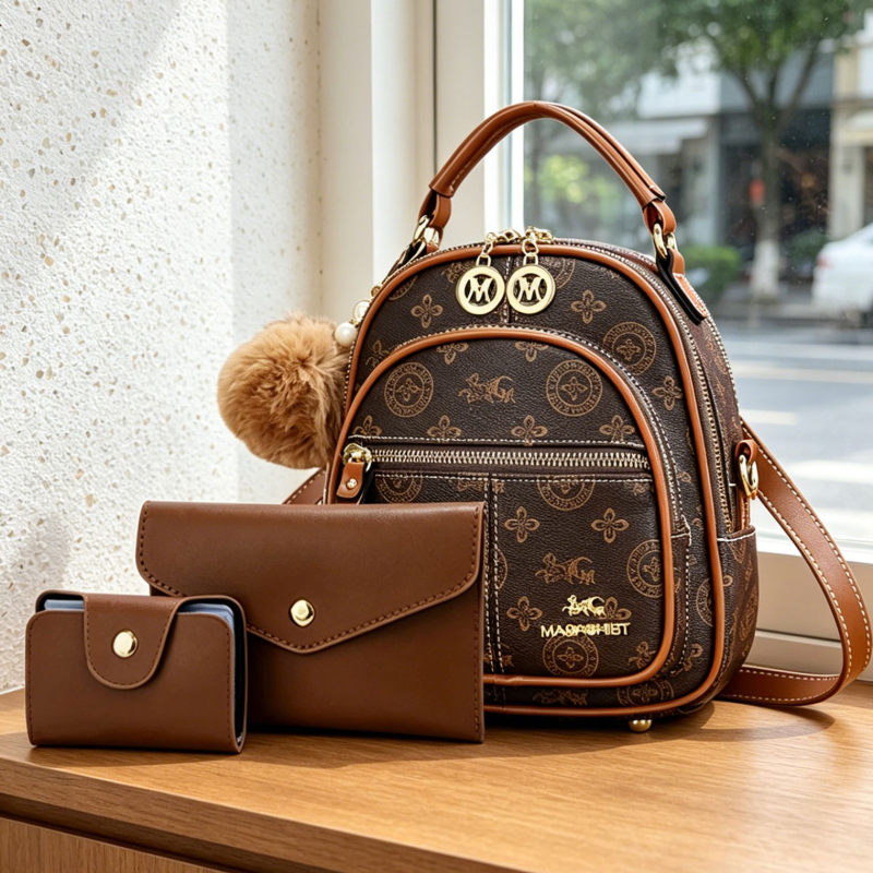 Women Bags Luxury - 3-piece women's bag set, lightweight luxury