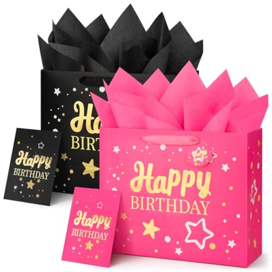Women Bags For Eid - Happy Birthday Gift Bags with 4