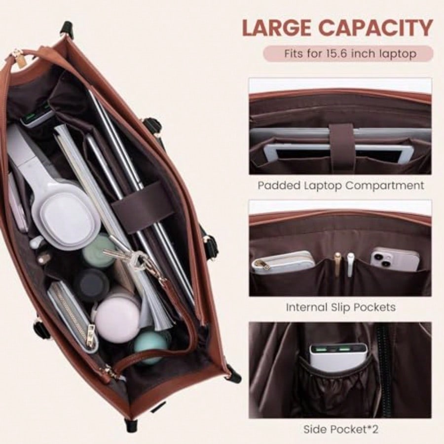 Laptop Bag For Women 15.6 Lnch - đánh giá và giá Women Bags For Office