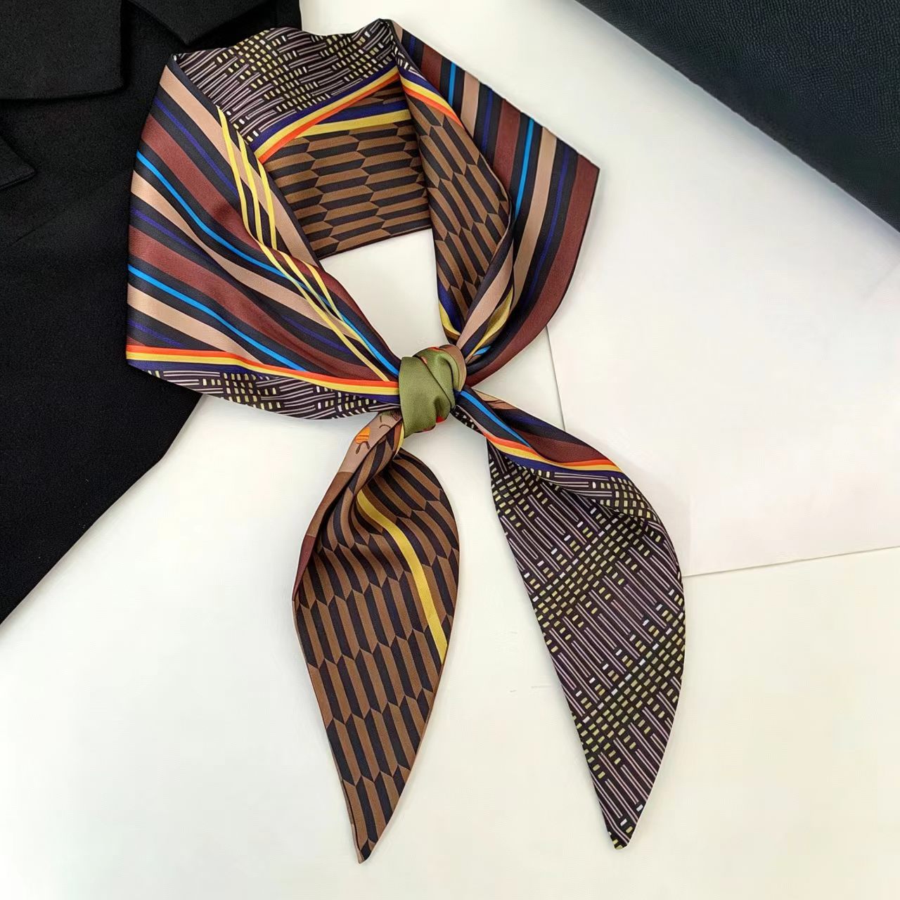 Luxury Print Long Hair Ribbon  - đánh giá và giá Women Bags H&M