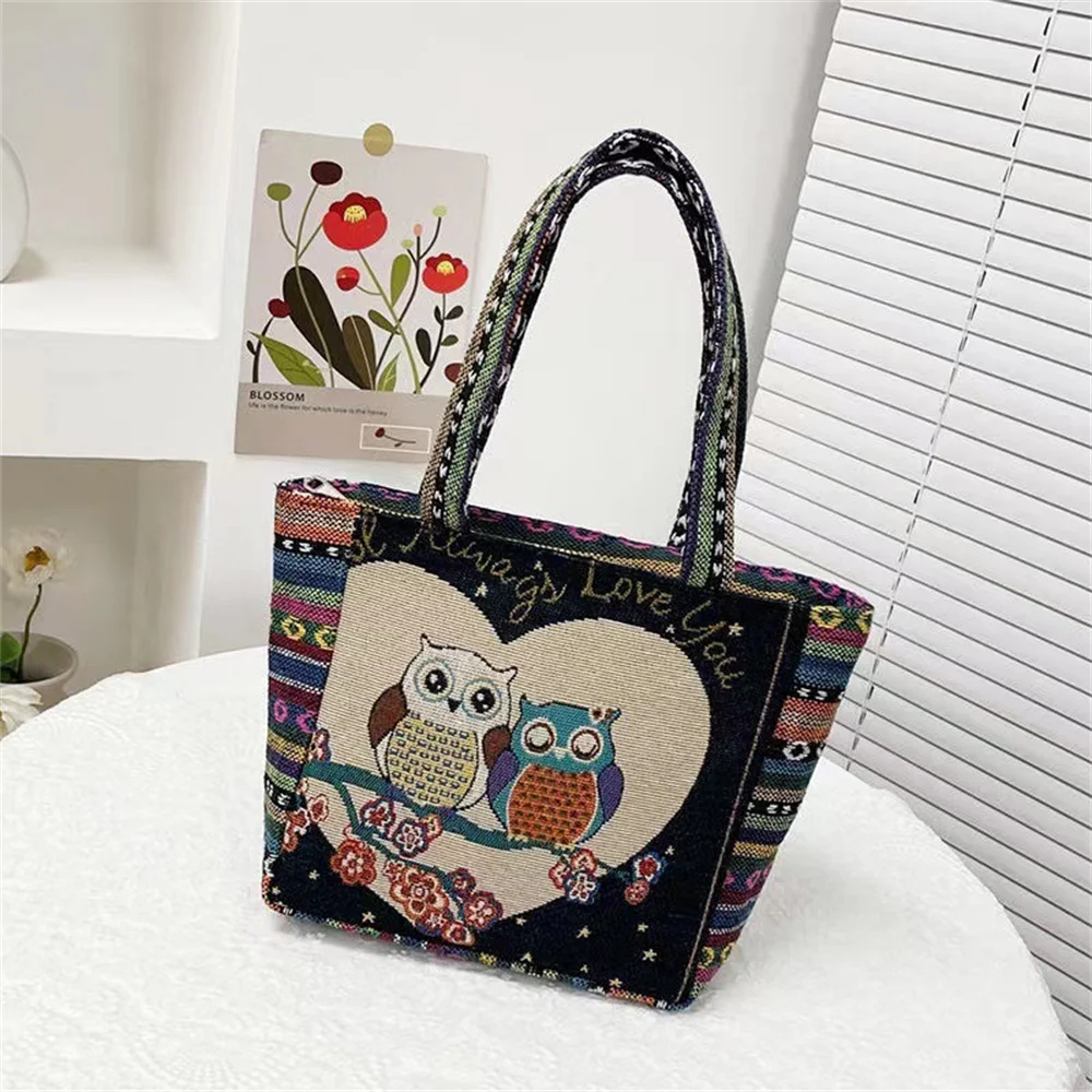 Linen Embroidered Canvas Bag N - đánh giá và giá Women Bags Malaysia
