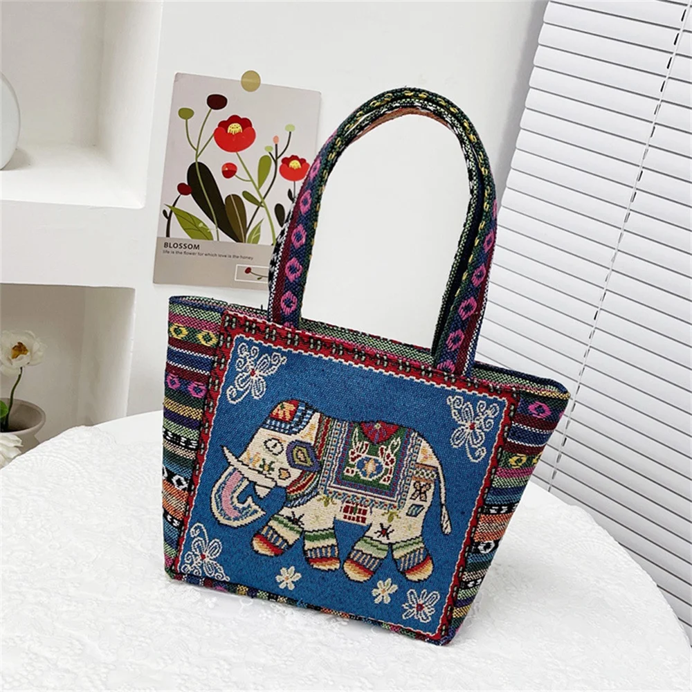 Linen Embroidered Canvas Bag N - đánh giá và giá Women Bags Malaysia