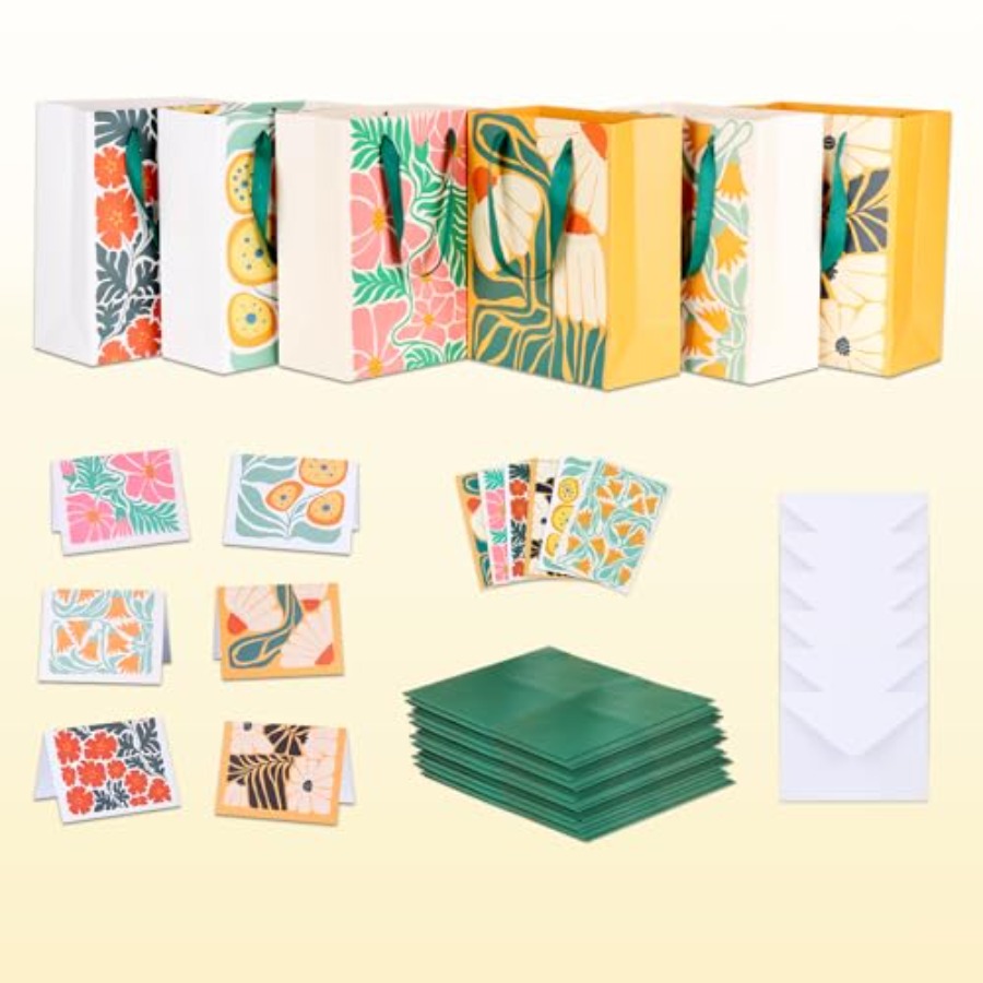 6 Pack Medium Gift Bags with T - đánh giá và giá Women Bags For Eid