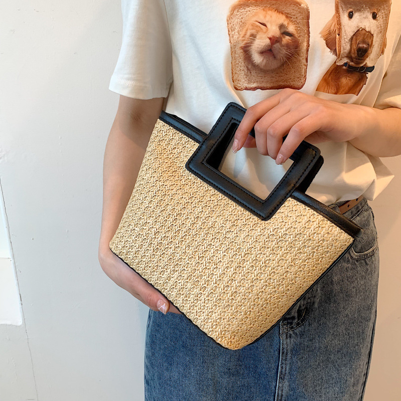 Square Hollow Handle Straw Wov - đánh giá và giá Women'S Bags Top 10