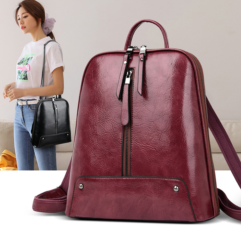 Women Leather Backpack Fashion - đánh giá và giá Women Bags H&M