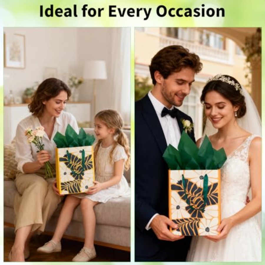 6 Pack Medium Gift Bags with T - đánh giá và giá Women Bags For Eid
