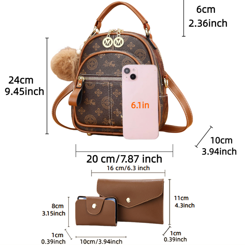 3-piece women's bag set, light - đánh giá và giá Women Bags Luxury