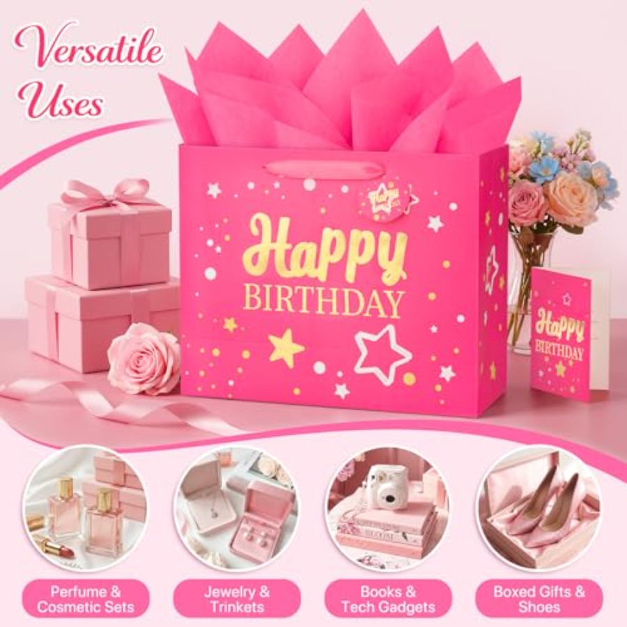 Happy Birthday Gift Bags with  - đánh giá và giá Women Bags For Eid