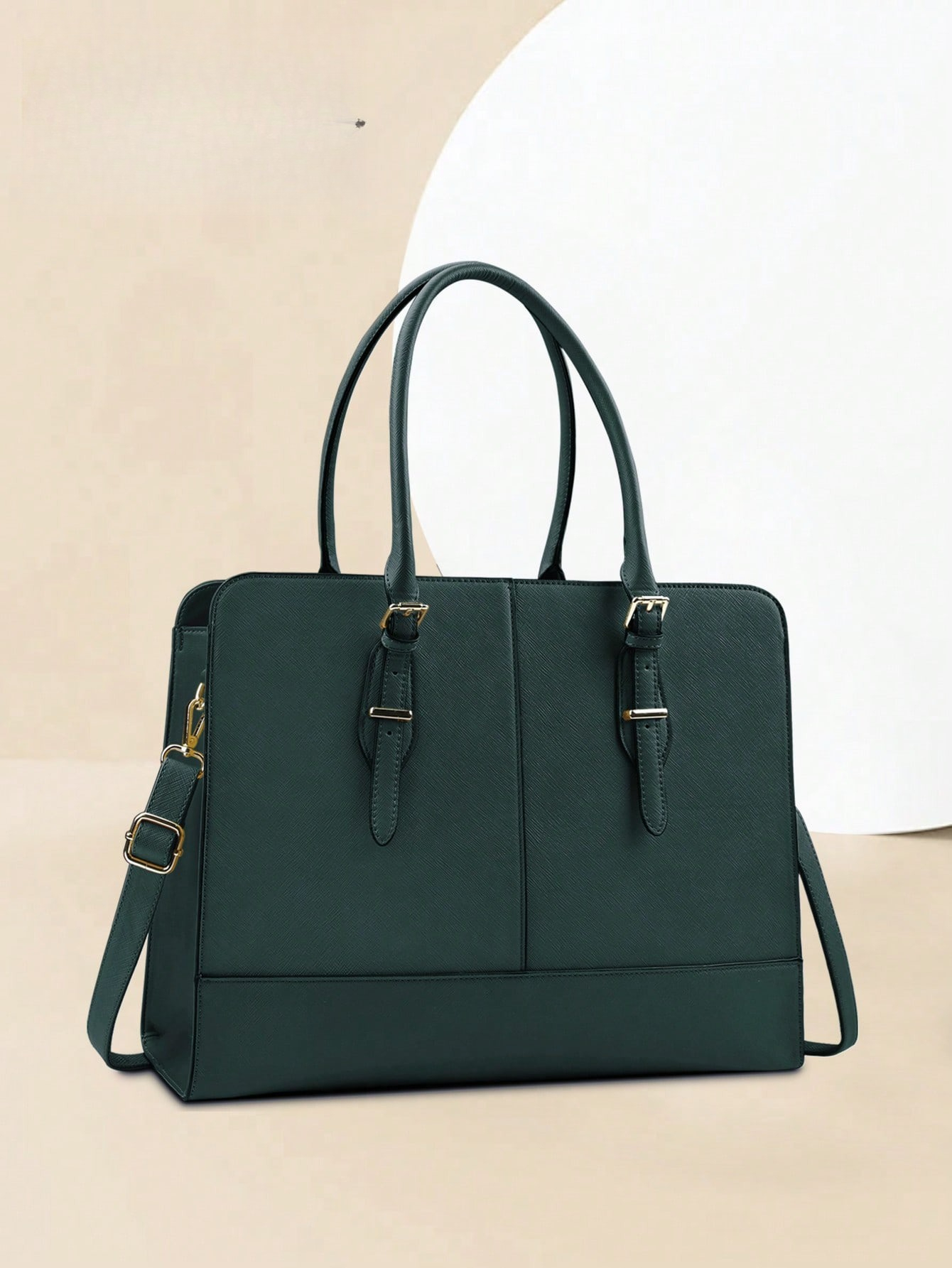 15.6 Inch Leather Laptop Tote  - đánh giá và giá Women Bags For Office