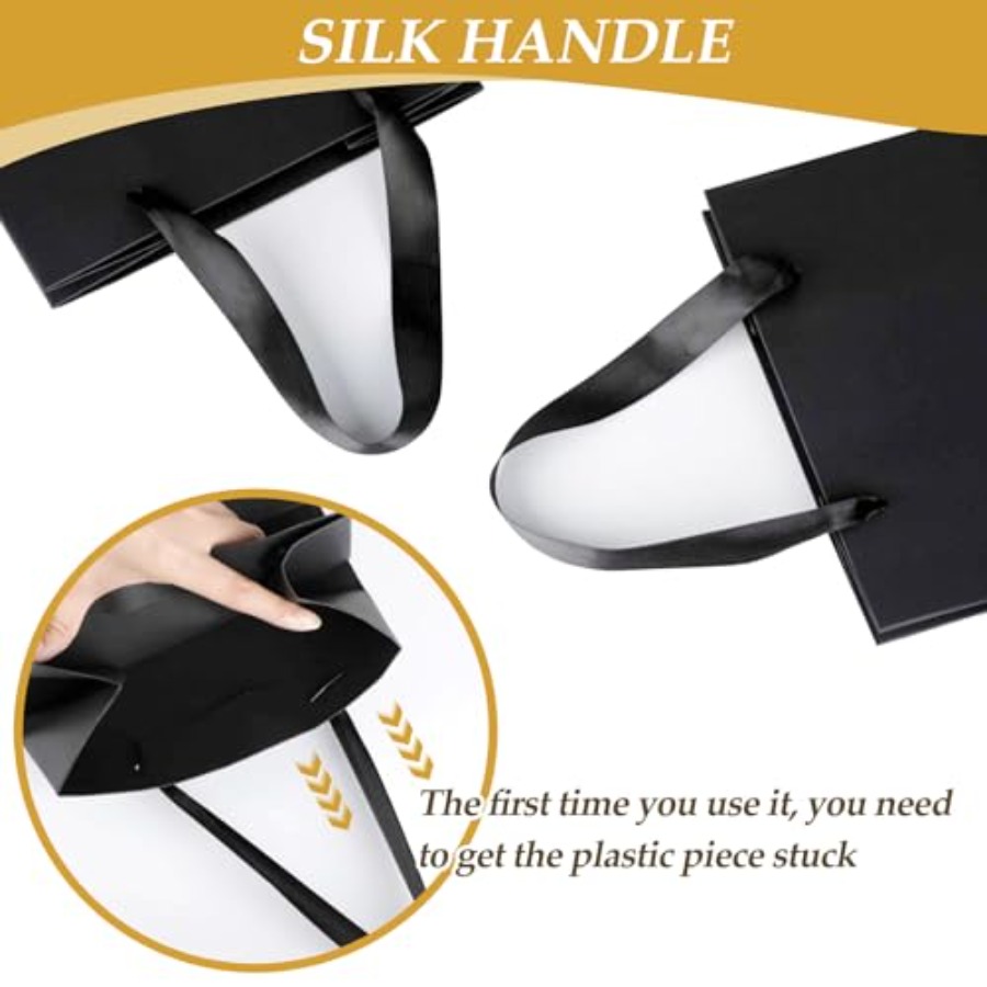 Black Small Gift Bags with Han - đánh giá và giá Women Bags For Eid