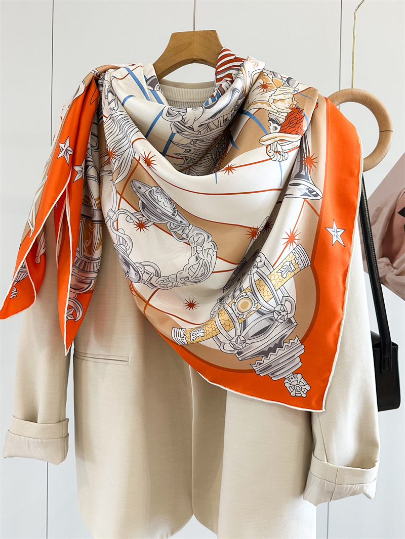 Luxury Brand Scarf Large Silk  - đánh giá và giá Women Bags Branded