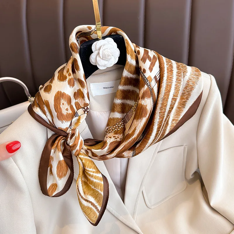 Square Silk Scarf Luxury Leopa - đánh giá và giá Women Bags For Office