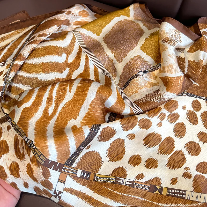 Square Silk Scarf Luxury Leopa - đánh giá và giá Women Bags For Office