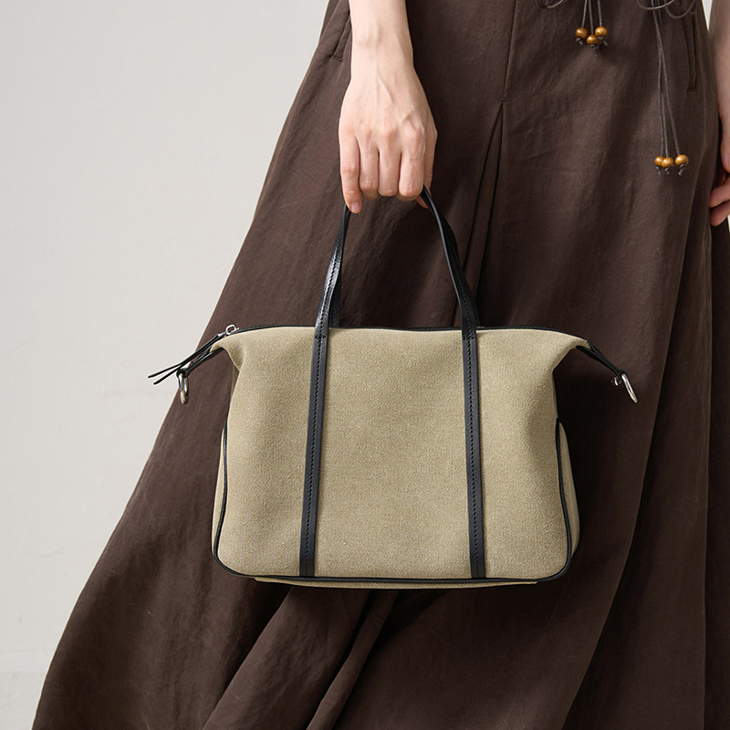 Canvas & Genuine Leather Tote  - đánh giá và giá Women Bags Luxury