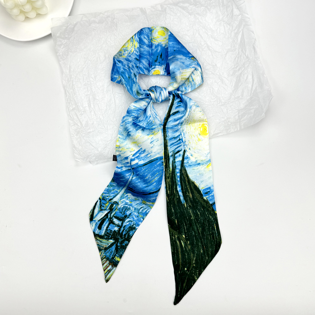 New Ribbon Silk Long Scarf Wom - đánh giá và giá Women Bags H&M