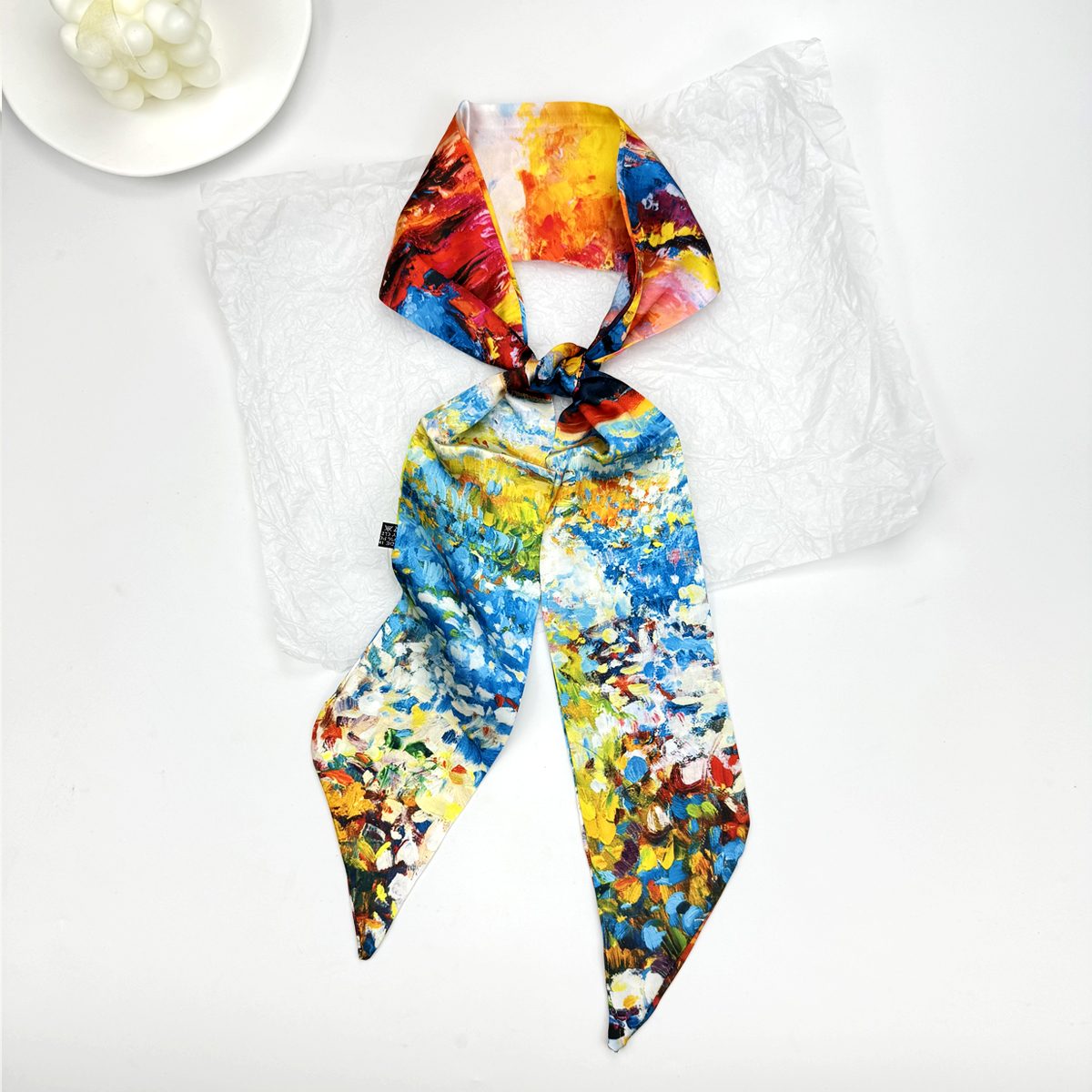 New Ribbon Silk Long Scarf Wom - đánh giá và giá Women Bags H&M