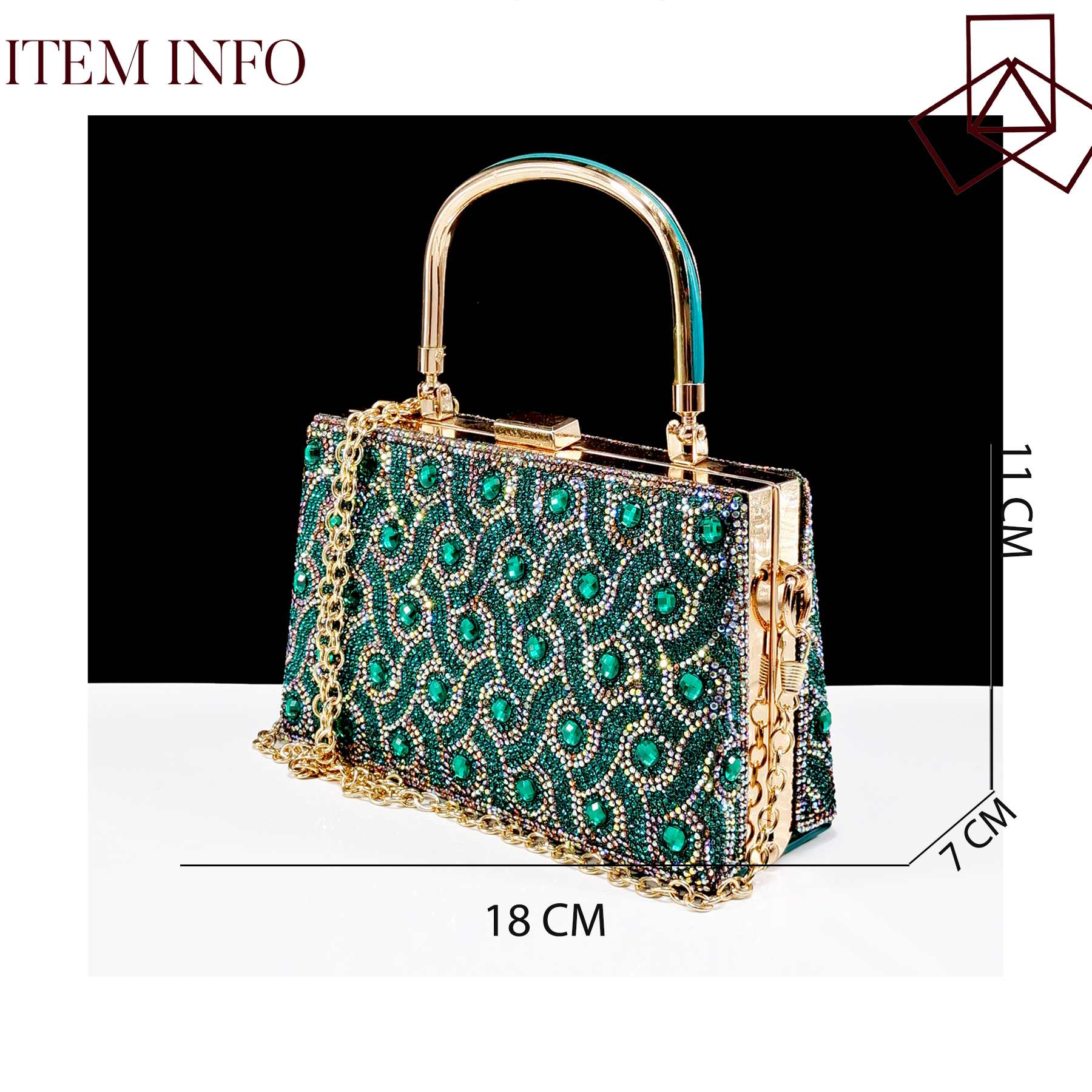 QSGFC 2026 Rhinestone Design I - đánh giá và giá Women Bags Designer Sale