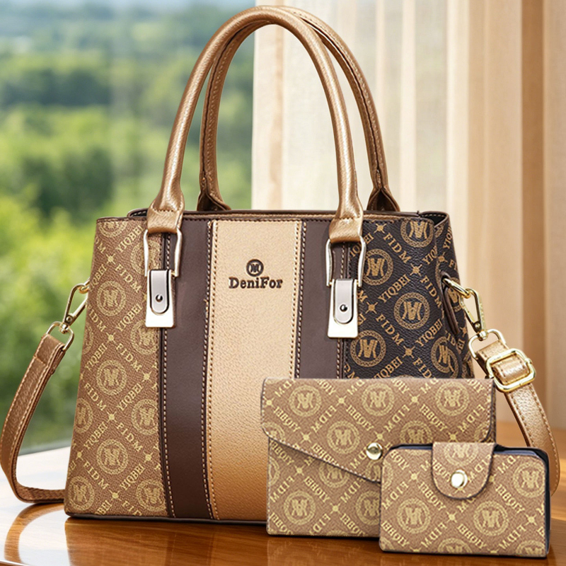 3-piece set of women's handbag - đánh giá và giá Women Bags Luxury
