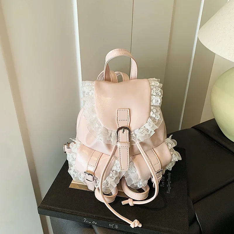 Solid PU Lace Girl Design Back - đánh giá và giá Women Bags Designer Sale