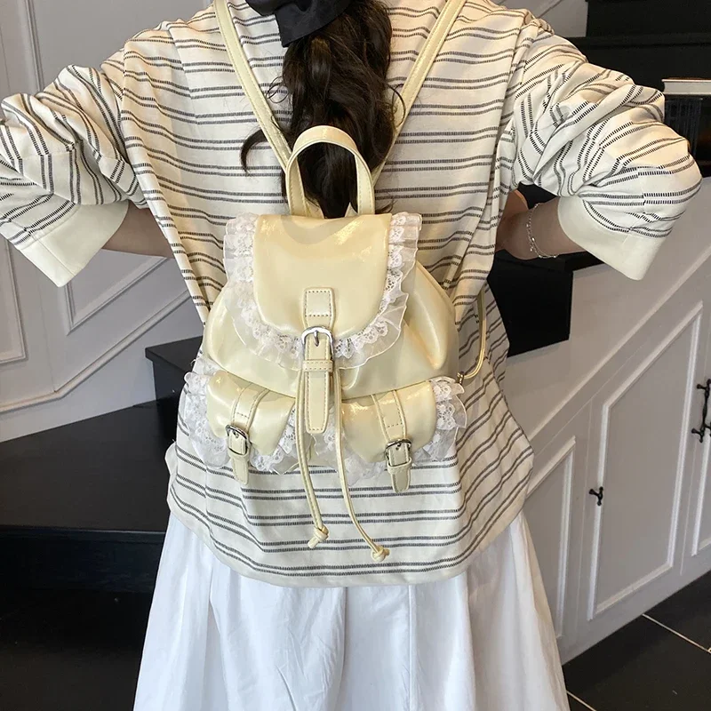 Solid PU Lace Girl Design Back - đánh giá và giá Women Bags Designer Sale