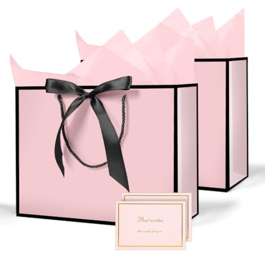 2PCS Medium Gift Bags, Paper G - đánh giá và giá Women Bags For Eid