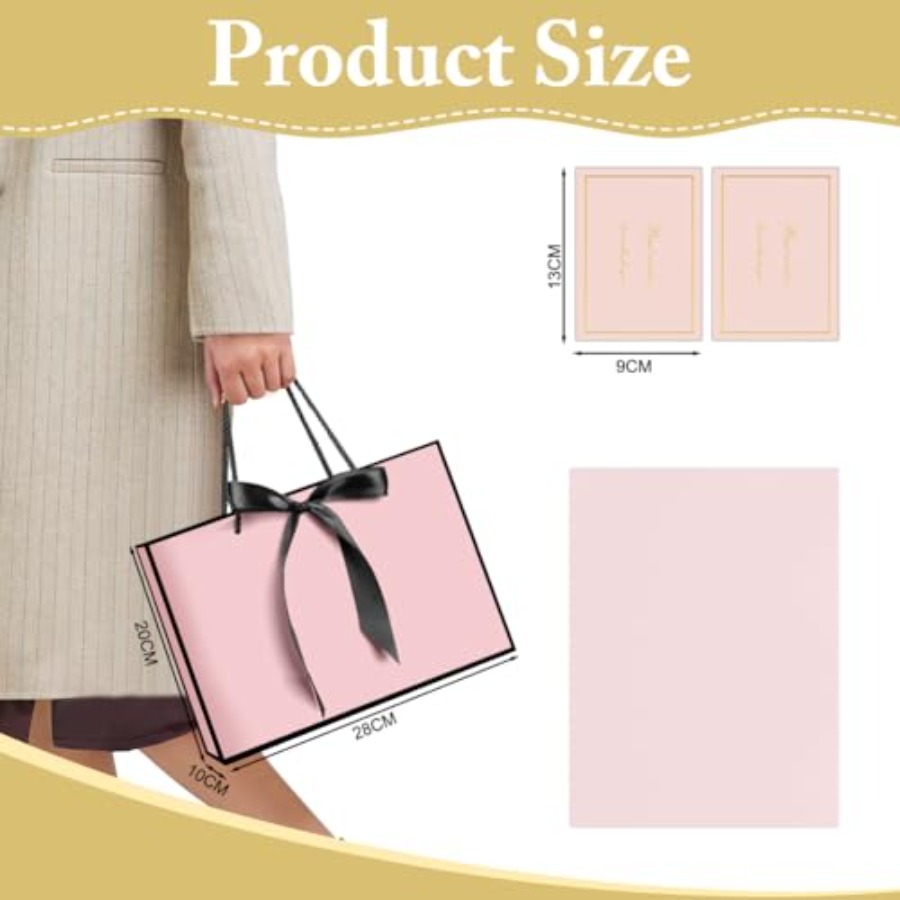 2PCS Medium Gift Bags, Paper G - đánh giá và giá Women Bags For Eid