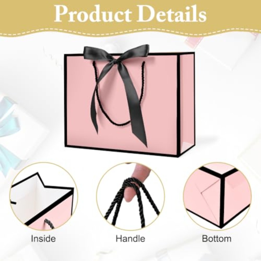 2PCS Medium Gift Bags, Paper G - đánh giá và giá Women Bags For Eid
